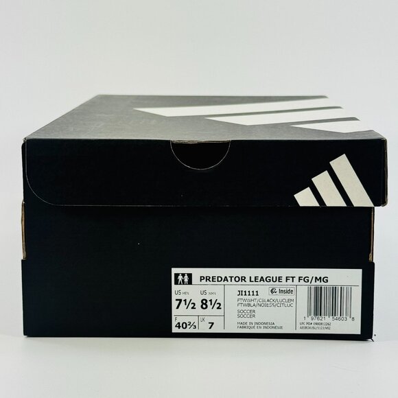 Adidas Predator League FT FG/MG \'Cloud Lucid Lemon\' JI1111 Soccer Multi Size main image 5